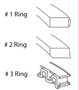 Cast Piston Rings for GM/Chevrolet 283 307/Oldsmobile 324/Pontiac 350 (Standard)