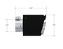 MBRP Universal Carbon Fiber Tip 2.5in ID / 4.5in OD Out / 6.5in Length Angle Cut Dual Wall
