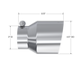 MBRP Dual Wall Tip for Universal Vehicles - Stainless Steel