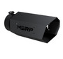 MBRP Universal Hex Tip 5in Inlet 16in Length Black w/o Logo
