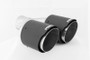 MBRP Universal Carbon Fiber Dual Tip 4in OD/2.5in Inlet