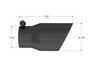 MBRP Tip 3in Round Dual Wall Angled Black for 3in Exhausts