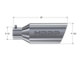 MBRP Universal Tip 7in OD Rolled End 4in Inlet 18in T304