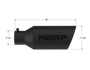 MBRP Universal Tip 7in OD Rolled End 4in Inlet 18in Black