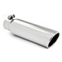 MBRP No-Weld Tip for Universal Vehicles T304 - 3.5in OD 2.5in Inlet 12in L Angled Cut