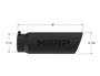 MBRP Universal Tip 6in OD Angled Rolled End 5in Inlet 18in Black