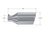 MBRP Universal Tip 8in OD Rolled End 4in Inlet 18in T304