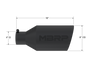MBRP Universal Tip 8in OD Rolled End 4in Inlet 18in Black