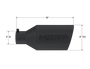 MBRP Universal Tip 8in OD Rolled End 4in Inlet 18in Black