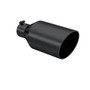 MBRP Universal Tip 8in OD Rolled End 4in Inlet 18in Black