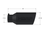MBRP Universal Tip 8in OD Rolled End 5in Inlet 18in T304 Black
