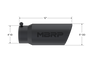 MBRP Universal Tip 5 O.D. Angled Rolled End 4 inlet 12 length - Black Finish