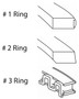 Piston Ring Set for GM/Oldsmobile 2.3L 138 - Size = STD - M92134