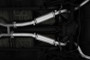 MBRP 2.5in Dual Split Rear AL w/ 3.5in Black Tips for Ford Mustang GT 4.6L