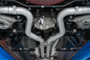 MBRP 3in Dual Split Rear Black w/ 4in Quad Tips for Ford Mustang GT 5.0