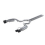MBRP Cat-Back Dual Rear Exhaust for Ford Mustang GT 5.0L T304 Stainless Steel - Carbon Fiber Tips