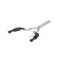 MBRP Cat-Back Dual Split Rear Exhaust for Ford Mustang GT S650 5.0L - Black-Coated (Street)