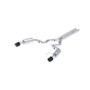 MBRP Cat-Back Dual Split Rear Exhaust for Ford Mustang GT S650 5.0L - Carbon Fiber Tips (Street)