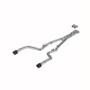 MBRP Race Profile Cat-Back for Dodge Charger 5.7L/6.2L/6.4L - Dual Carbon Fiber Tips