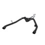 MBRP Dual Rear Exit Cat Back for Jeep Gladiator 3.6L - Black Coated 2.5in