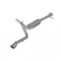 MBRP Cat Back Single Rear Exit 2.5in AL 4in Tip for Toyota 4Runner
