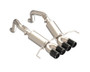 MBRP Cat Back Exhaust for Chevrolet Corvette - Dual Split Rear Carbon Fiber Tips