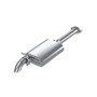 MBRP Cat Back Single Off-Road Turn Down AL for Jeep Wrangler TJ 2.5L/4.0L