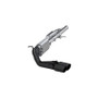 MBRP Cat Back Exhaust for Chevrolet Silverado 1500 - Pre-Axle Dual Outlet 4in Tip Black Coated