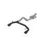 MBRP Catback Exhaust for Ford Bronco 2.3/2.7L EcoBoost 2/4-Dr - Dual Split Rear Black Aluminum