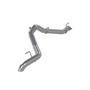 MBRP Filter Back Rear Turn Down XP Series T304SS 3in for Jeep Gladiator JT 3.0L EcoDiesel