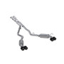 MBRP Dual Rear Exit for Ford Explorer ST 3.0L Ecoboost - 2.5in Carbon Fiber Quad Tips - T304