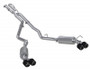 MBRP Dual Rear Exit for Ford Explorer ST 3.0L Ecoboost - 2.5in Carbon Fiber Quad Tips - T304