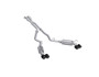 MBRP Dual Rear Exit for Ford Explorer ST 3.0L Ecoboost - 2.5in Carbon Fiber Quad Tips - T304