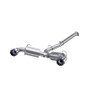 MBRP Cat Back for Subaru BRZ 2.0L/2.4L 3in Dual Split Rear w/ Burnt End Tips - T304