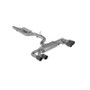 MBRP Cat Back for VW Golf R 3in w/ 4in OD Quad Carbon Fiber Tips - T304