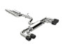 MBRP Cat-Back for Volkswagen Golf R MK8 3in Quad Rear w/ Carbon Fiber Tips - T304