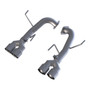 MBRP Cat Back Dual Split Rear Exit 2.5in T304 Tips for Subaru WRX 2.0L/STI 2.5L