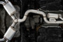 MBRP Quad Split Rear Cat Back for Audi S3 3in w/ Carbon Fiber Tips - T304