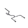 MBRP Cat-Back Dual Rear Exit for VW Jetta GLI 3in - T304 SS Exhaust