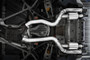 MBRP Resonator-Back for BMW M2 Competition 3.0L 3in Quad Rear w/ Carbon Fiber Tips - T304