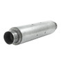 MBRP Universal Quiet Tone Muffler 4in Inlet/Outlet 24in Body 6in Dia 30in Overall AL