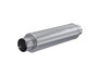 MBRP Universal Quiet Tone Muffler 4in Inlet/Outlet 24in Body 6in Dia 30in Overall AL