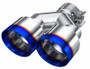 MBRP Burnt End Tip for Pass Side 2.5in ID Dual 4in OD Out 9.55in Length - Stainless Steel