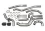 MBRP Catback for Toyota Supra 3.0L 3in Dual Rear Carbon Fiber Tips - T304