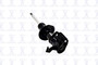 Suspension Strut 333812L - top view