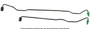 New Rack and Pinion Hydraulic Transfer Tubing Assembly 3L-22108