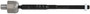 Steering Tie Rod End TA2109 - top view
