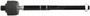 Steering Tie Rod End TA2032 - front view