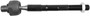 Steering Tie Rod End TA3632 - bottom view