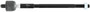 Steering Tie Rod End TA3701 - top view